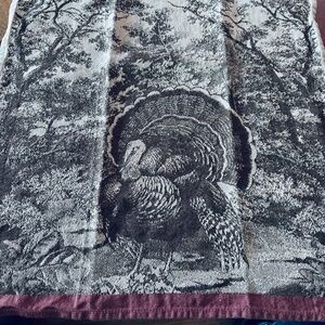 Williams-Sonoma HERITAGE TURKEY JACQUARD KITCHEN TOWEL